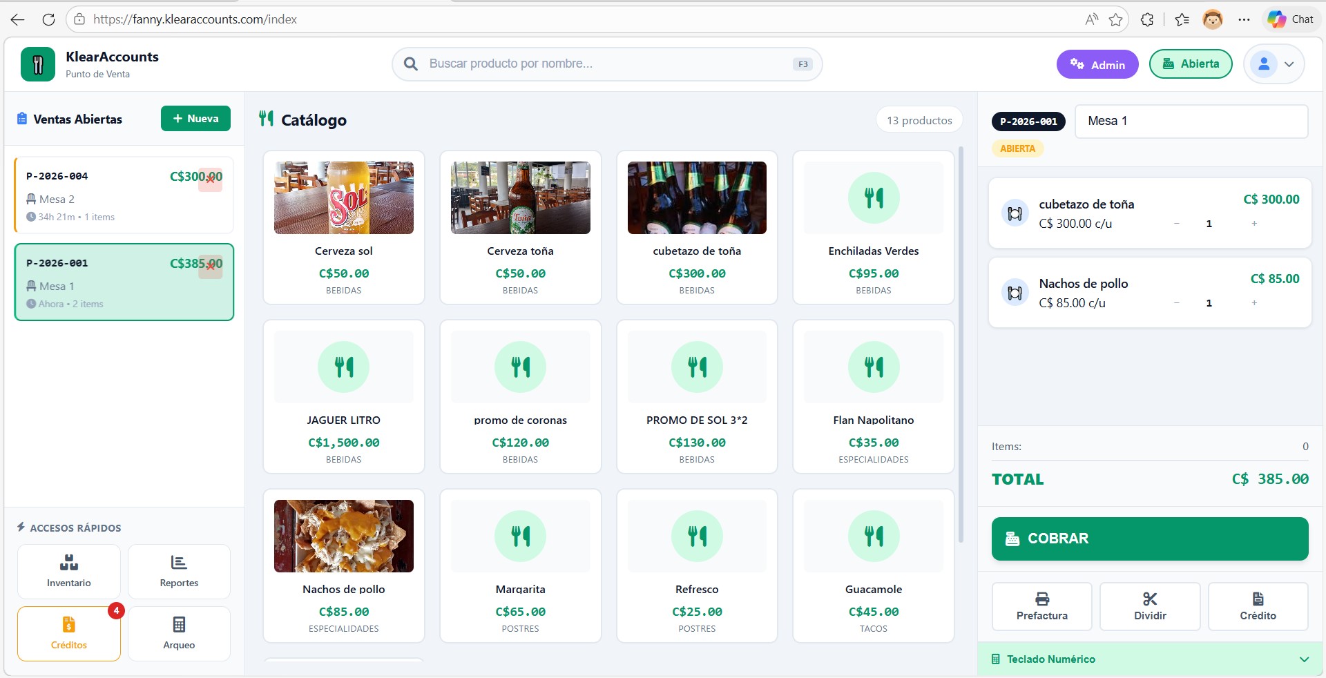 KlearAccounts Web